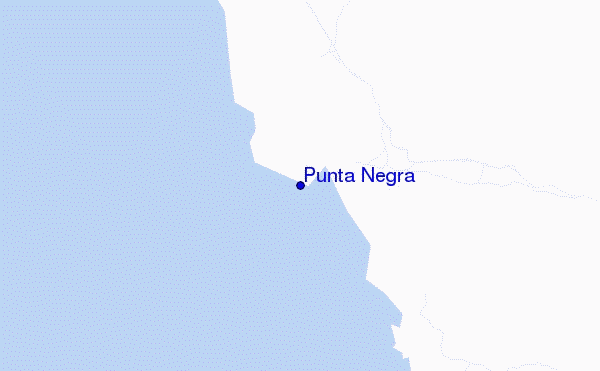 mappa di localizzazione di Punta Negra