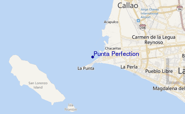 mappa di localizzazione di Punta Perfection