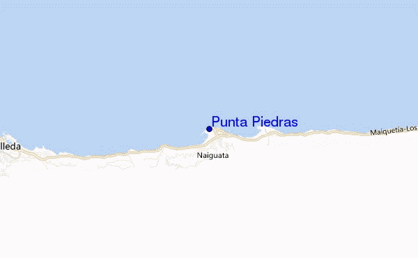 mappa di localizzazione di Punta Piedras