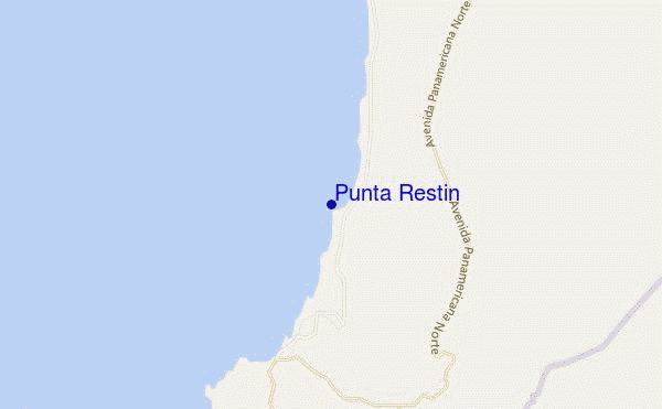 mappa di localizzazione di Punta Restin