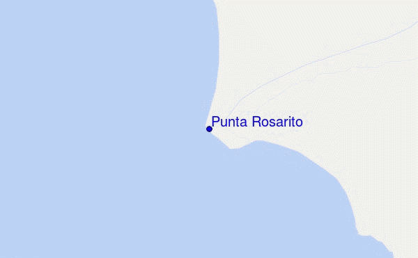 mappa di localizzazione di Punta Rosarito
