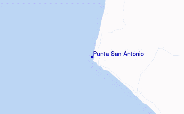 mappa di localizzazione di Punta San Antonio
