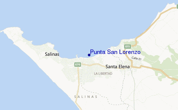 mappa di localizzazione di Punta San Lorenzo