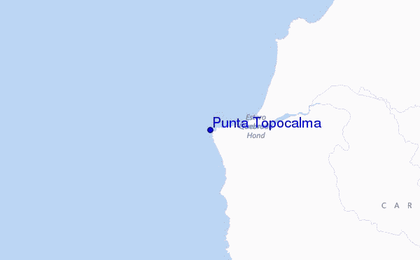 mappa di localizzazione di Punta Topocalma