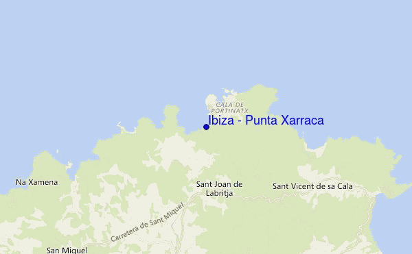 mappa di localizzazione di Ibiza - Punta Xarraca