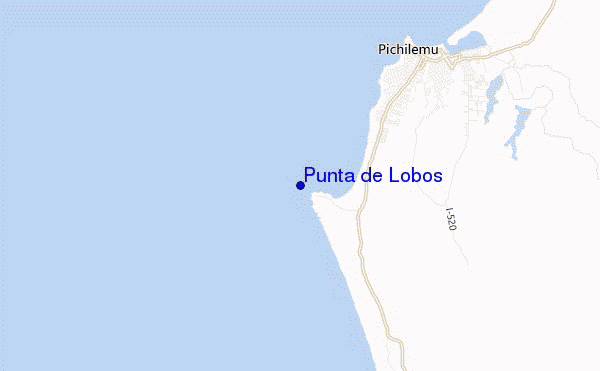 mappa di localizzazione di Punta de Lobos