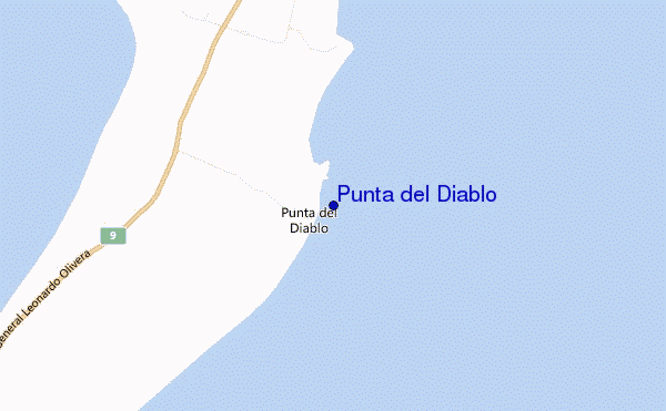 mappa di localizzazione di Punta del Diablo
