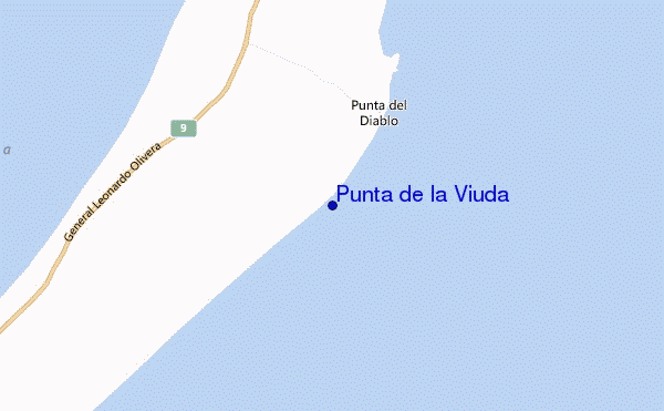 mappa di localizzazione di Punta de la Viuda