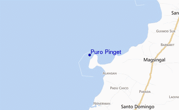 mappa di localizzazione di Puro Pinget