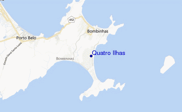 mappa di localizzazione di Quatro Ilhas