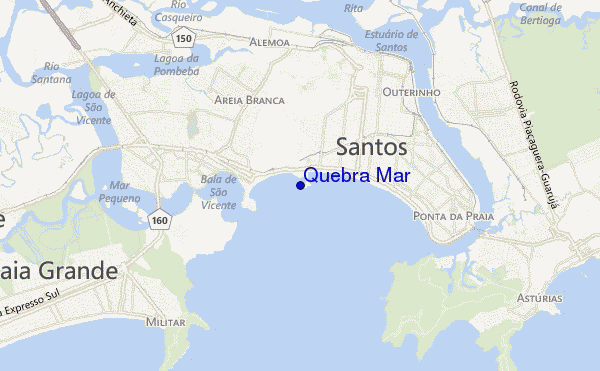 mappa di localizzazione di Quebra Mar