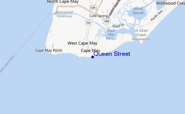 mappa di localizzazione di Queen Street