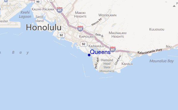 mappa di localizzazione di Queens