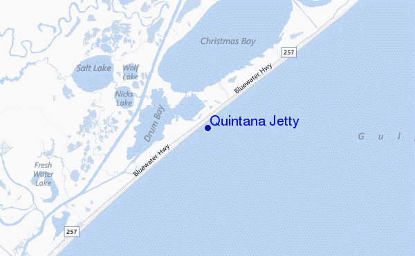 mappa di localizzazione di Quintana Jetty
