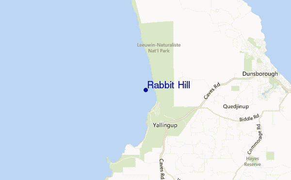mappa di localizzazione di Rabbit Hill