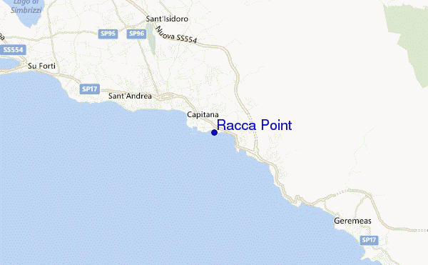 mappa di localizzazione di Racca Point