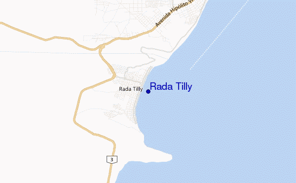 mappa di localizzazione di Rada Tilly
