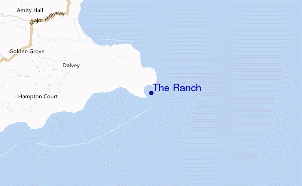 mappa di localizzazione di The Ranch