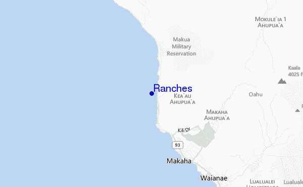 mappa di localizzazione di Ranches