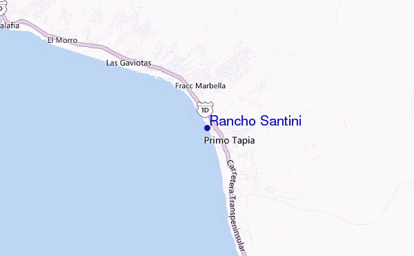 mappa di localizzazione di Rancho Santini