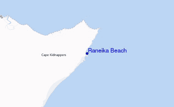 mappa di localizzazione di Raneika Beach