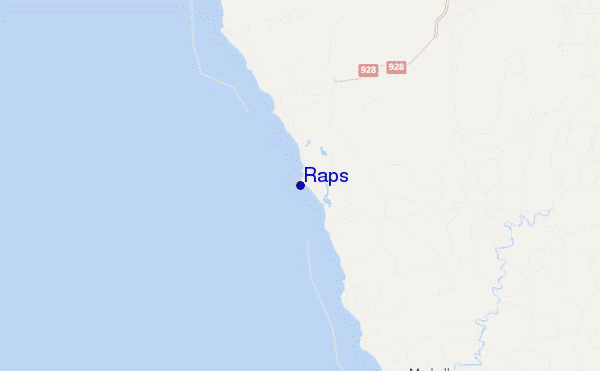 mappa di localizzazione di Raps