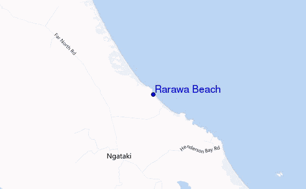 mappa di localizzazione di Rarawa Beach