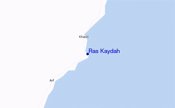 mappa di localizzazione di Ras Kaydah