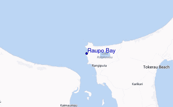 mappa di localizzazione di Raupo Bay