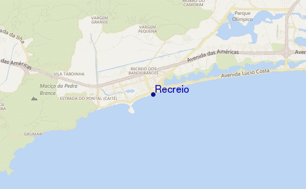 mappa di localizzazione di Recreio