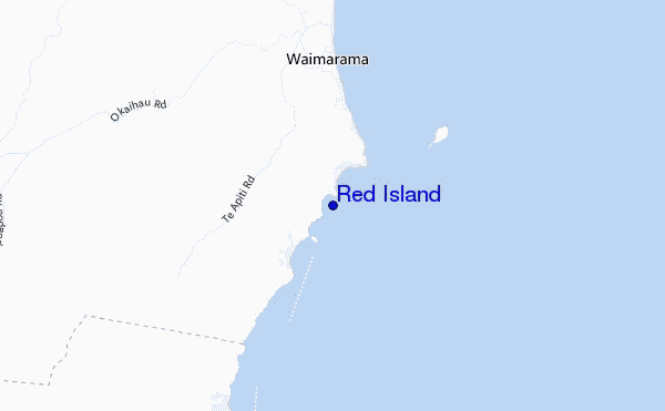 mappa di localizzazione di Red Island