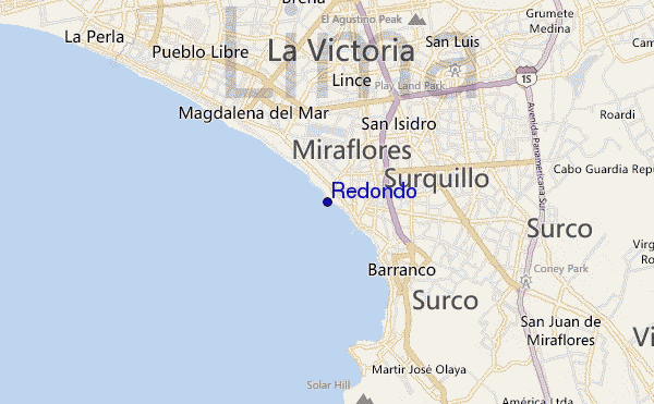 mappa di localizzazione di Redondo