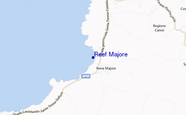 mappa di localizzazione di Reef Majore