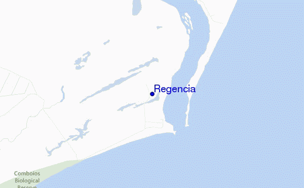 mappa di localizzazione di Regencia