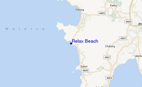 mappa di localizzazione di Relax Beach