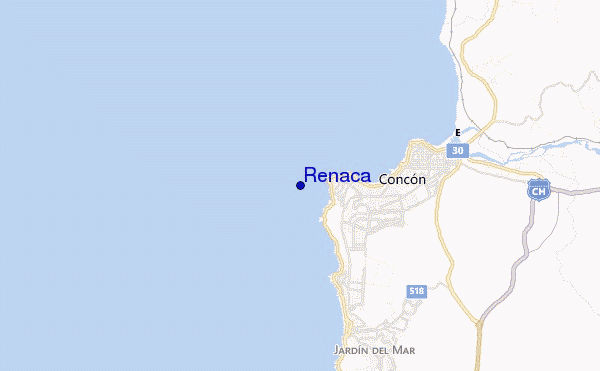 mappa di localizzazione di Renaca