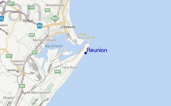 mappa di localizzazione di Reunion