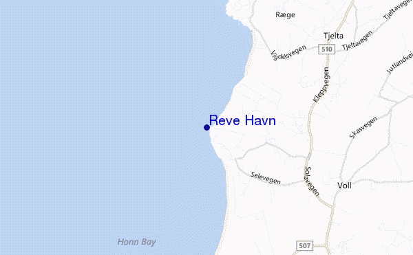 mappa di localizzazione di Reve Havn