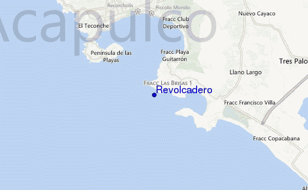 mappa di localizzazione di Revolcadero