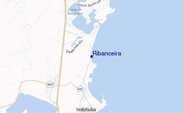 mappa di localizzazione di Ribanceira