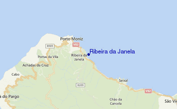 mappa di localizzazione di Ribeira da Janela