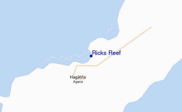 mappa di localizzazione di Ricks Reef