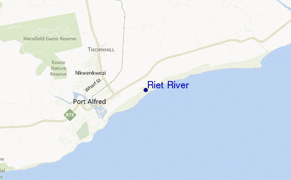 mappa di localizzazione di Riet River