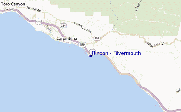 mappa di localizzazione di Rincon - Rivermouth