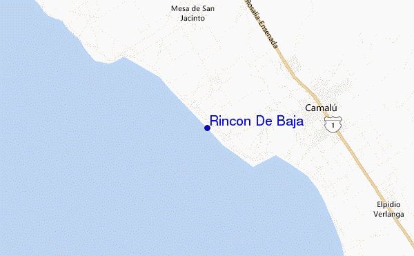 mappa di localizzazione di Rincon De Baja