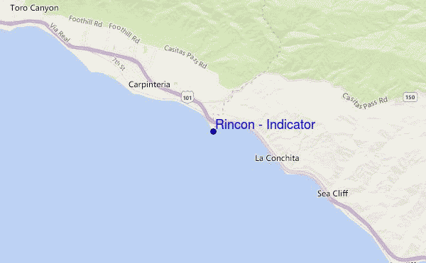 mappa di localizzazione di Rincon - Indicator
