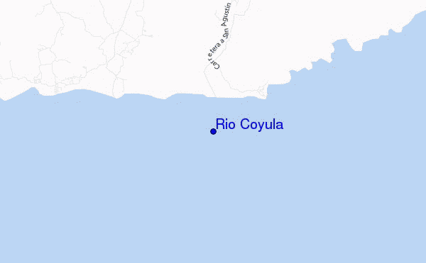 mappa di localizzazione di Rio Coyula