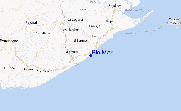 Rio Mar Location Map