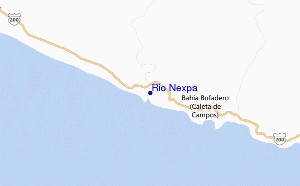 mappa di localizzazione di Rio Nexpa
