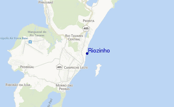 mappa di localizzazione di Riozinho